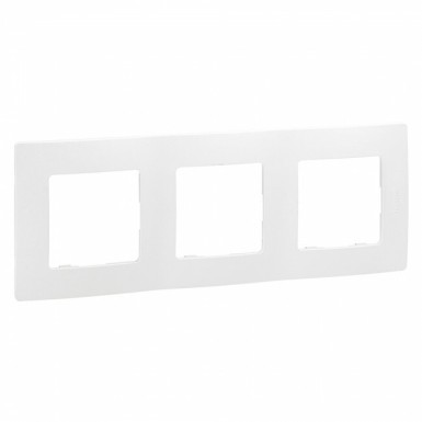 665003 - Legrand - 3 GANGS PLATE WHITE