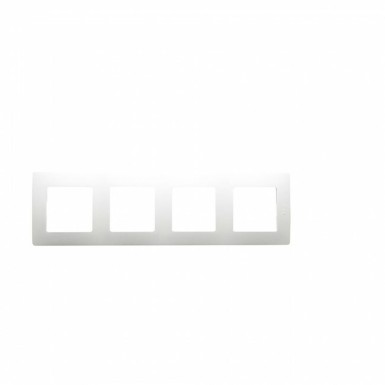 665004 - Legrand - 4 GANGS PLATE WHITE