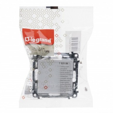 752106 - Legrand - 2W SWITCH 10AX WH VL