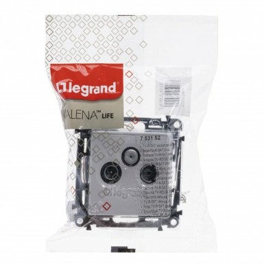 753152 - Legrand - TV-R-SAT STAR WH. NAV