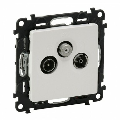 753164 - Legrand - TV-R-SAT TERMINAL WH. NAV