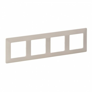 754044 - Legrand - 4G PLATE IVORY VL