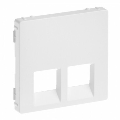 755420 - Legrand - 2X RJ 11 / RJ 45 COVER WH. NAV