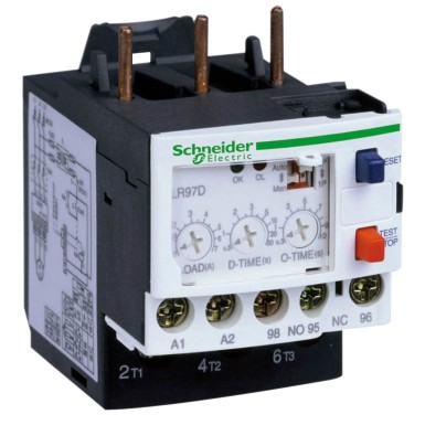 LR97D07B - Schneider Electric - Electronic overcurrent relay, TeSys LR97D, 24VAC/DC, 1.2 to 7A, 1C/O