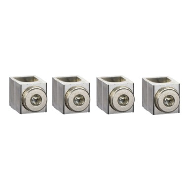 LV429228 - Schneider Electric - Aluminium bare cable connectors, ComPacT NSX, for 1 cable 25mmІ to 95mmІ, 250A, set of 4 parts