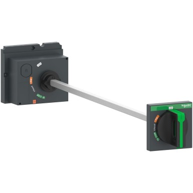 LV429343T - Schneider Electric - Extended rotary handle, ComPacT NSX100/160/250 withdrawable, black handle, telescopic shaft length 248mm to 600mm, IP55