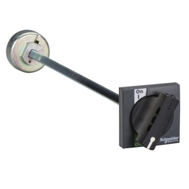 LV431050 - Schneider Electric - extended rotary handle for front control, Compact INS/INV 250, IP55, IK07, black handle
