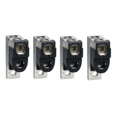 LV432482 - Schneider Electric - Aluminium bare cable connectors, ComPacT NSX, for 2 cables 35mmІ to 240mmІ, 630A, set of 4 parts
