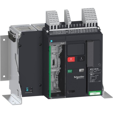 LV847119 - Schneider Electric - Circuit breaker frame, MasterPact MTZ1 06H2, 630A, 50kA/440VAC 50/60Hz (Icu), 4P, fixed, without control unit