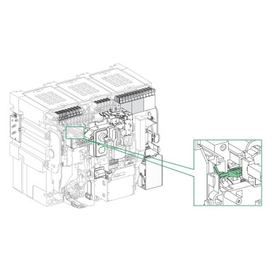 LV847346 - Schneider Electric - MasterPact MTZ1/2/3 - remote reset after fault - RAR - fixed/release