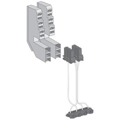 LV847507 - Schneider Electric - MasterPact MTZ1 - external voltage tap - power supply downstream of the pole - withdrawable
