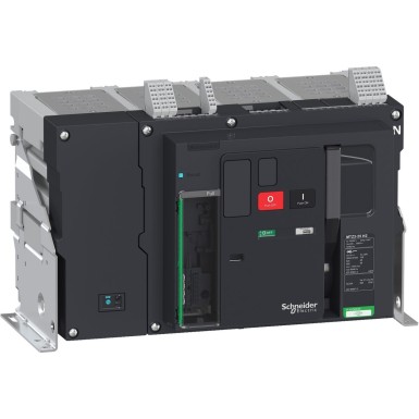 LV848181 - Schneider Electric - Circuit breaker frame, MasterPact MTZ2 32H2, 3200A, 100kA/440VAC (Icu), 4P, fixed, right Neutral, without control unit