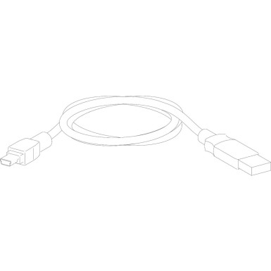 LV850067SP - Schneider Electric - MasterPact MTZ1/2/3 - USB cable (miniUSB/USB) for micrologic X