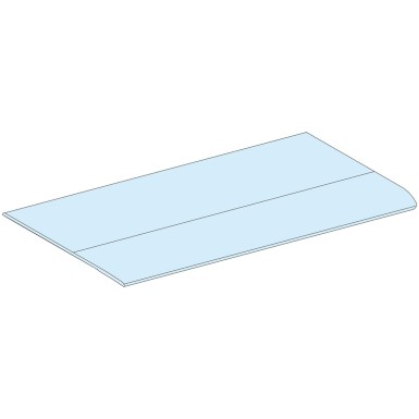 LVS01039 - Schneider Electric - Top/bottom plate, PrismaSeT G, for enclosure, W300mm, IP30, metal plate, white, RAL 9003