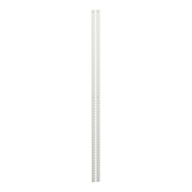 LVS01259 - Schneider Electric - Front cover support upright, PrismaSeT G, 2 Plate Uprights, 33M, IP30, for enclosure W600mm/850mm, white, RAL 9001