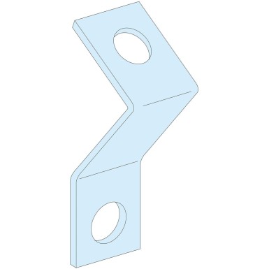 LVS03005 - Schneider Electric - PrismaSeT G Active - 45° bracket for DIN rail or earth bar