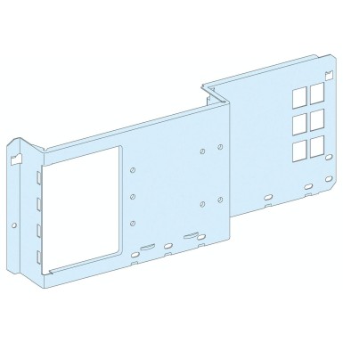 LVS03030 - Schneider Electric - Mounting plate, PrismaSeT G, for NSX/CVS/INS 250A, horizontal fixed, toggle, 5M, W600mm