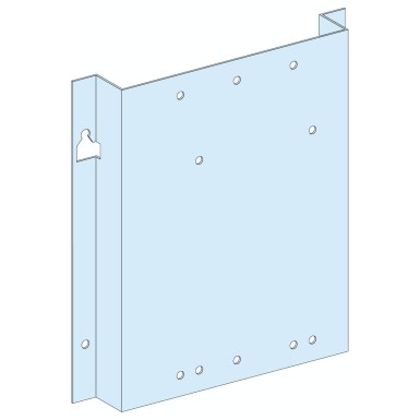 LVS03080 - Schneider Electric - Mounting plate, PrismaSeT G, for NSX/CVS/Vigi/INS 630A, vertical fixed, toggle, W600mm