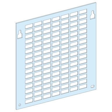 LVS03170 - Schneider Electric - PrismaSeT G Active - Flat perforated plate - 4M - L600-cabinet-cabinet-RAL9003