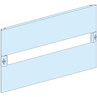 LVS03204 - Schneider Electric - PrismaSeT G Active - Cut-out modular faceplate - 4M - L600-RAL9003