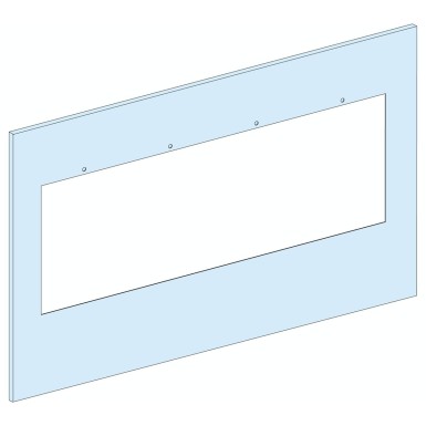 LVS03322 - Schneider Electric - Front plate, PrismaSeT P, for FupacT ISFT 160, vertical fixed, with cut-out, 9M, W650