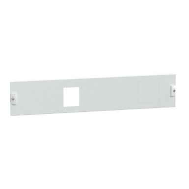 LVS03333 - Schneider Electric - Front plate, PrismaSeT G, for NSXm 160, horizontal fixed, rotary handle, cut-out, 3M, W850
