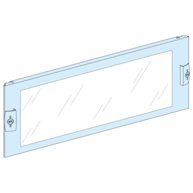 LVS03342 - Schneider Electric - Front plate, PrismaSeT P and G, transparent, for enclosure, 4M, W600/W650
