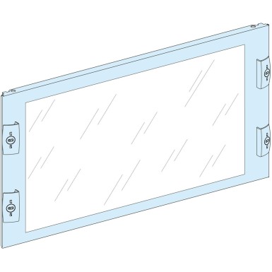 LVS03345 - Schneider Electric - Front plate, PrismaSeT P and G, transparent, for enclosure, 12M, W600/W650