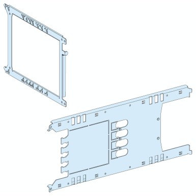 LVS03415 - Schneider Electric - Mounting plate, PrismaSeT P, for Vigi NSX 3/4P 250A, horizontal withdrawable, all controls, 5M, W650mm