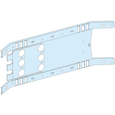 LVS03451 - Schneider Electric - Mounting plate, PrismaSeT P, for Vigi NSX/CVS 3P 630A, horizontal fixed, toggle, W650mm
