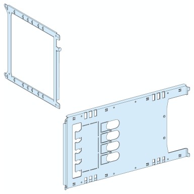 LVS03462 - Schneider Electric - Mounting plate, PrismaSeT P, for Vigi NSX 630A 3P/4P, horizontal withdrawable, all controls, 6M, W650mm