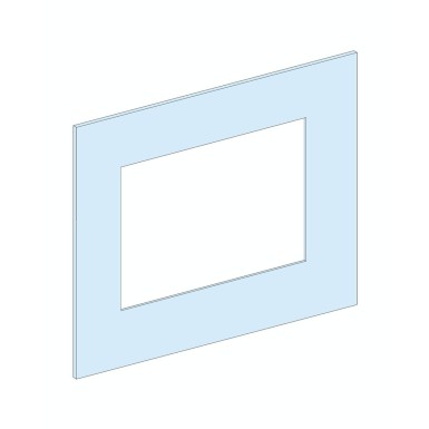 LVS03736 - Schneider Electric - Front plate, PrismaSeT P, for Fupact ISFL160 3P, vertical, Through cut-out front plate, 11M