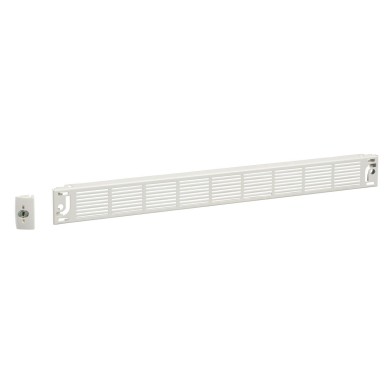 LVS03891 - Schneider Electric - Front plate, PrismaSeT P and G, Ventilated type, for enclosure W600/W650, 1M, IP30