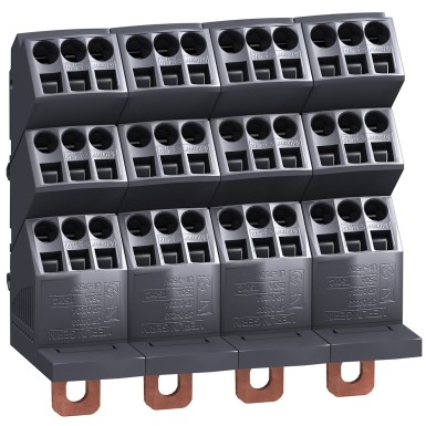 LVS04034 - Schneider Electric - Linergy DP - NSX 4P splitter - 250A Icc 150kA - connect 4x(6x10mmІ + 3x16mmІ)