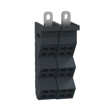 LVS04038 - Schneider Electric - LINERGY DP DISTRIBUTION BLOCK, 3P, 160 A, 18 OUTGOING TERMINALS, DIRECT CONNECTION TO NSXm