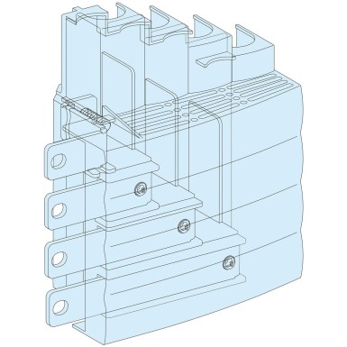 LVS04066 - Schneider Electric - PrismaSeT G Active - NS-INS250 high inlet connection block