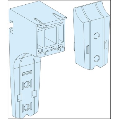LVS04256 - Schneider Electric - PrismaSeT G Active - Adaptable supports for horizontal trunking - pack of 10