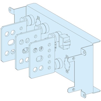 LVS04429 - Schneider Electric - PrismaSeT P Active - NSX100/250 deferred downstream connection - drawbar/base - 3P