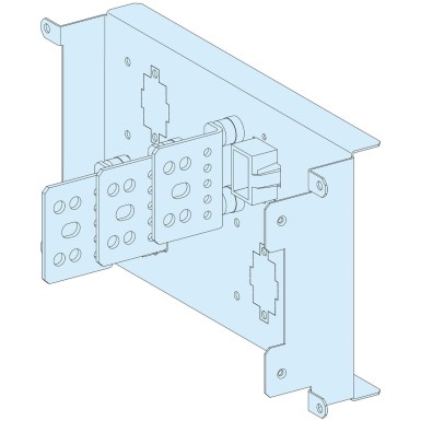 LVS04459 - Schneider Electric - PrismaSeT P Active - NSX400/630 deferred downstream connection - drawbar/base - 3P