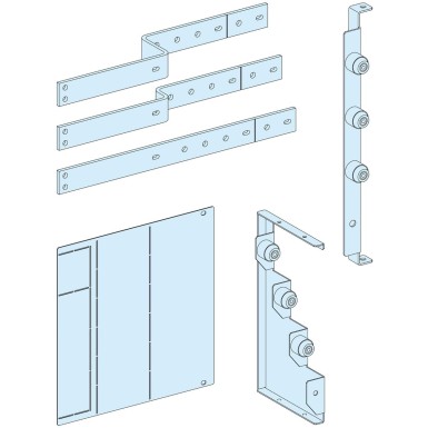 LVS04483 - Schneider Electric - Connection transfer assembly, PrismaSeT P, for NS1000, 3P, horizontal fixed, in duct
