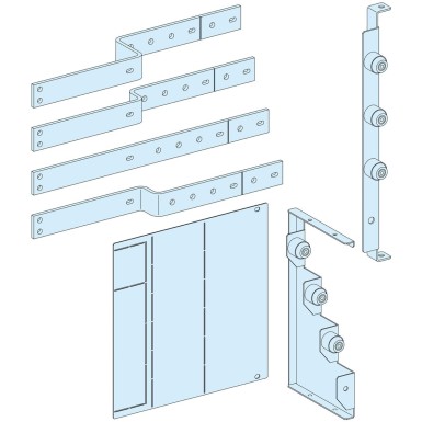 LVS04484 - Schneider Electric - Connection transfer assembly, PrismaSeT P, for NS1000, 4P, horizontal fixed, in duct