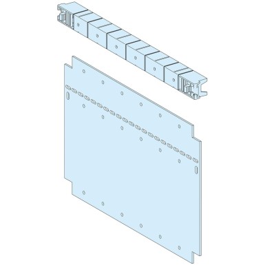 LVS04952 - Schneider Electric - Gland plate, PrismaSeT P, H 300mm W 325mm, lateral or rear mounting in form 4 partitioning