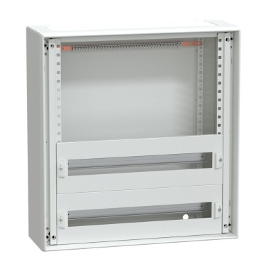 LVS08064 - Schneider Electric - Enclosure, PrismaSeT G, for modular devices, wall mounted, W600mm, H630mm (2R + incomer), IP30, with front plates, Pack 250