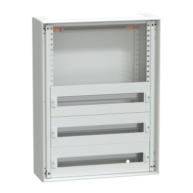 LVS08065 - Schneider Electric - Enclosure, PrismaSeT G, for modular devices, wall mounted, W600mm, H780mm (3R + incomer), IP30, with front plates, Pack 250