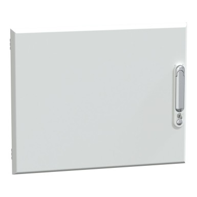 LVS08123 - Schneider Electric - PrismaSeT G Active - Plain door - Enclosure or extension 9M - RAL9003