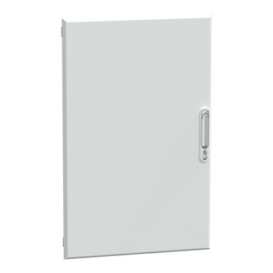 LVS08126 - Schneider Electric - PrismaSeT G Active - Plain door - Box or extension 18M - RAL9003