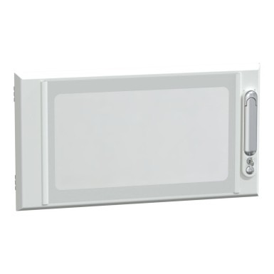 LVS08132 - Schneider Electric - PrismaSeT G Active - Transparent door - Enclosure or extension 6M - RAL9003