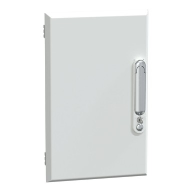 LVS08183 - Schneider Electric - PrismaSeT G Active - Solid door extension 9M - L300 - RAL9003