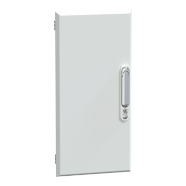 LVS08184 - Schneider Electric - PrismaSeT G Active - Solid door extension 12M - L300 - RAL9003