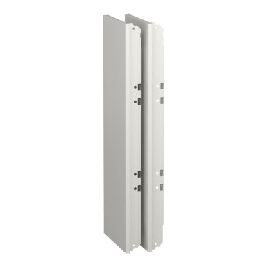 LVS08353 - Schneider Electric - Side panel, PrismaSeT G, for extension enclosure, 11M, H650mm, IP55, white, RAL 9003, set of 2 (left/right)